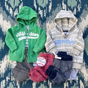Baby Boy Size 6M Carter’s Bundle with 7 Pieces-Very Gently Used Condition 💙